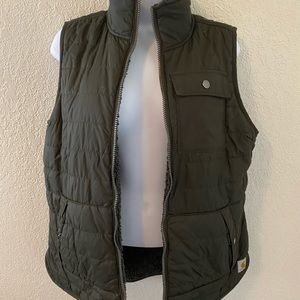 Cathartic Sherpa lined utility vest